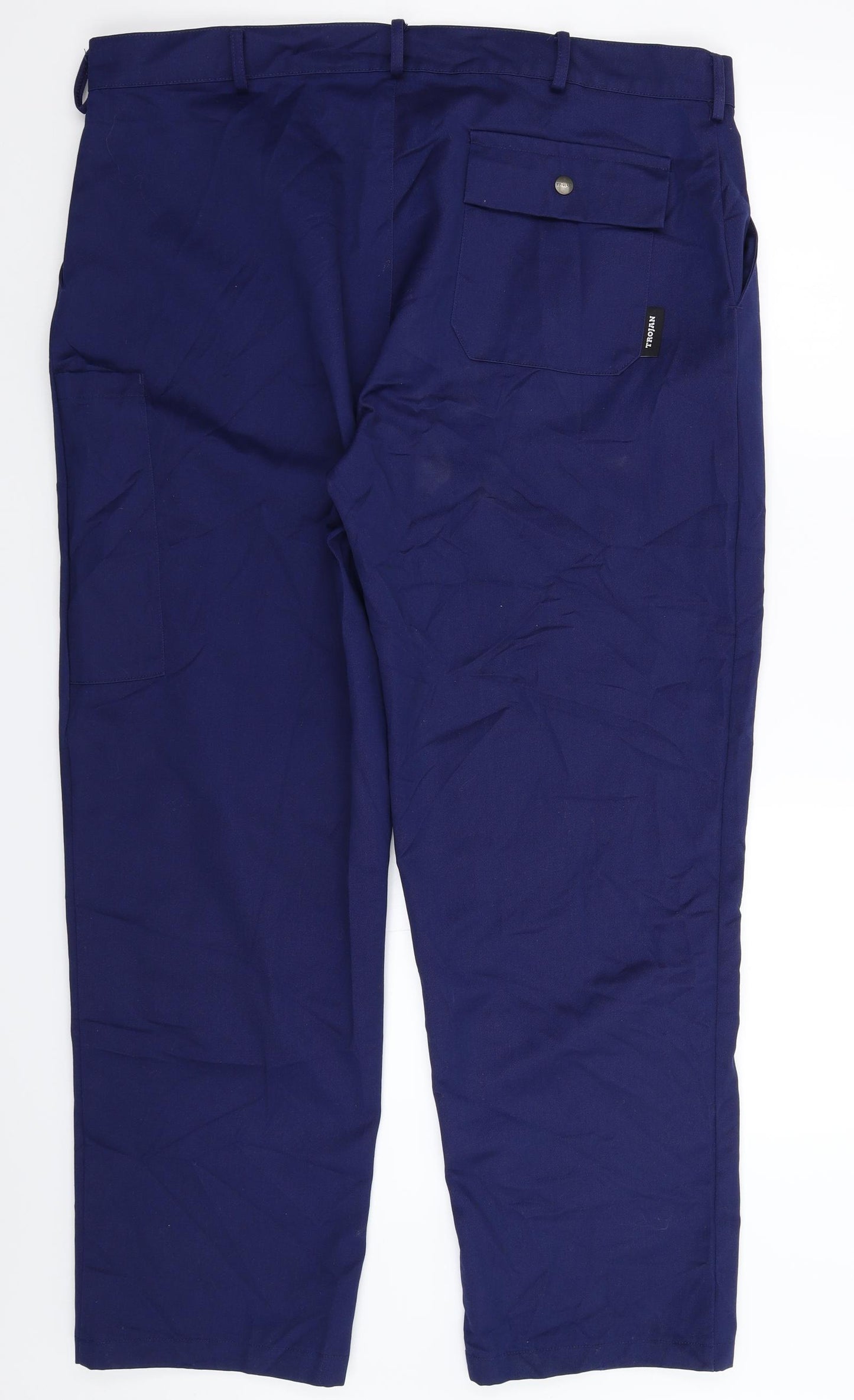 Trojan Mens Blue   Cargo Trousers Size 42 L31 in