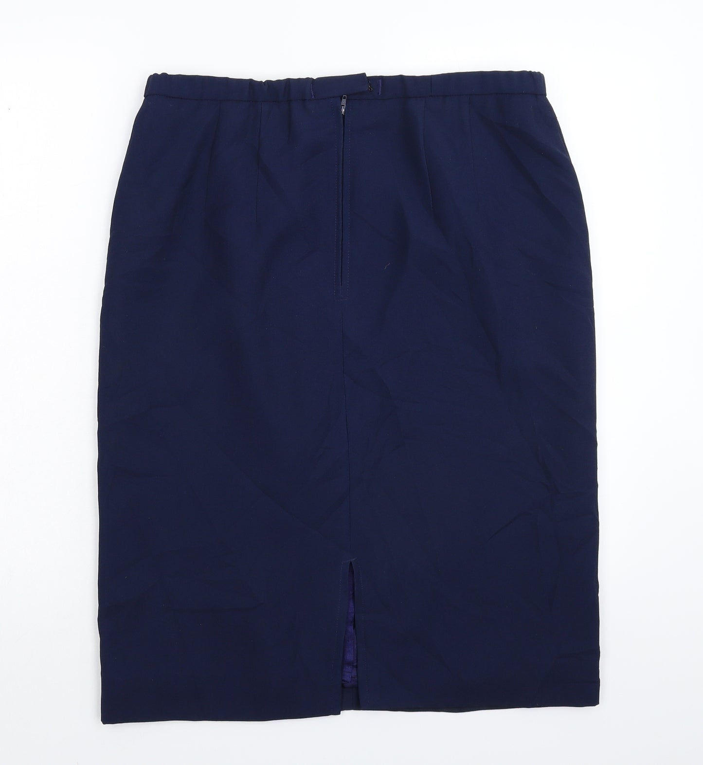 Preworn Womens Blue   Straight & Pencil Skirt Size 32 in