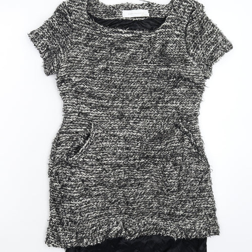 Zara Womens Grey  Knit Pullover Jumper Size M