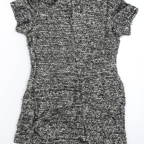 Zara Womens Grey  Knit Pullover Jumper Size M