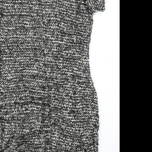 Zara Womens Grey  Knit Pullover Jumper Size M