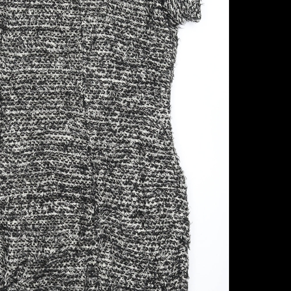 Zara Womens Grey  Knit Pullover Jumper Size M