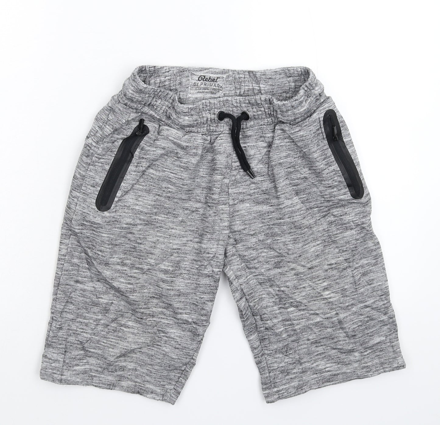 Primark Boys Grey   Sweat Shorts Size 11-12 Years