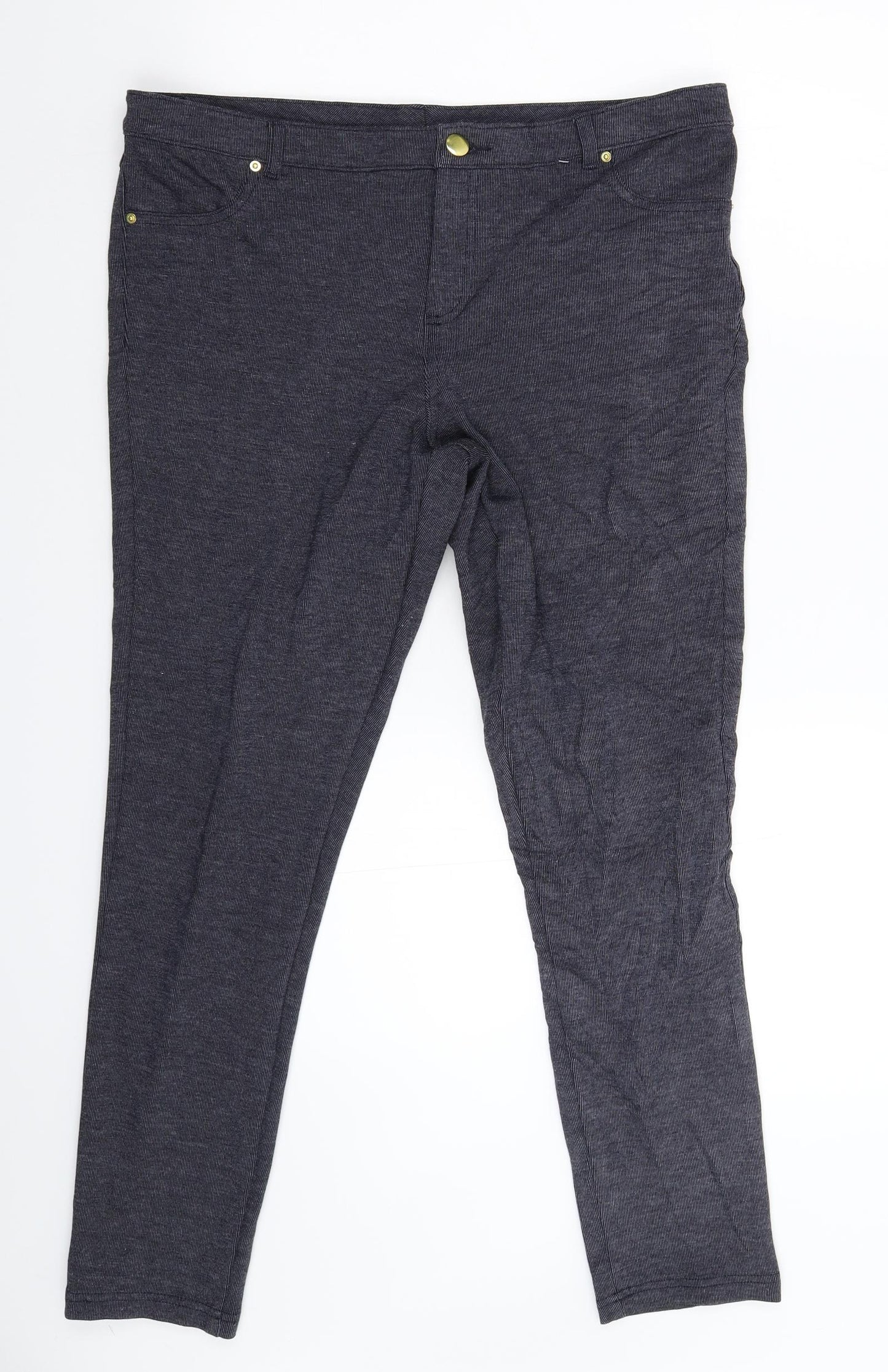 TU Womens Blue   Jegging Leggings Size 14 L28 in