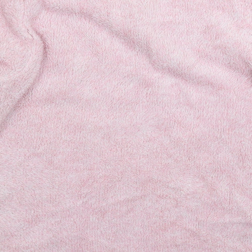 Primark Womens Pink Solid Fleece Top Pyjama Top Size 18
