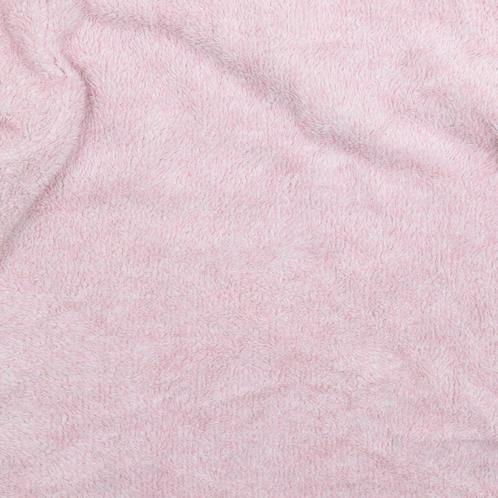 Primark Womens Pink Solid Fleece Top Pyjama Top Size 18