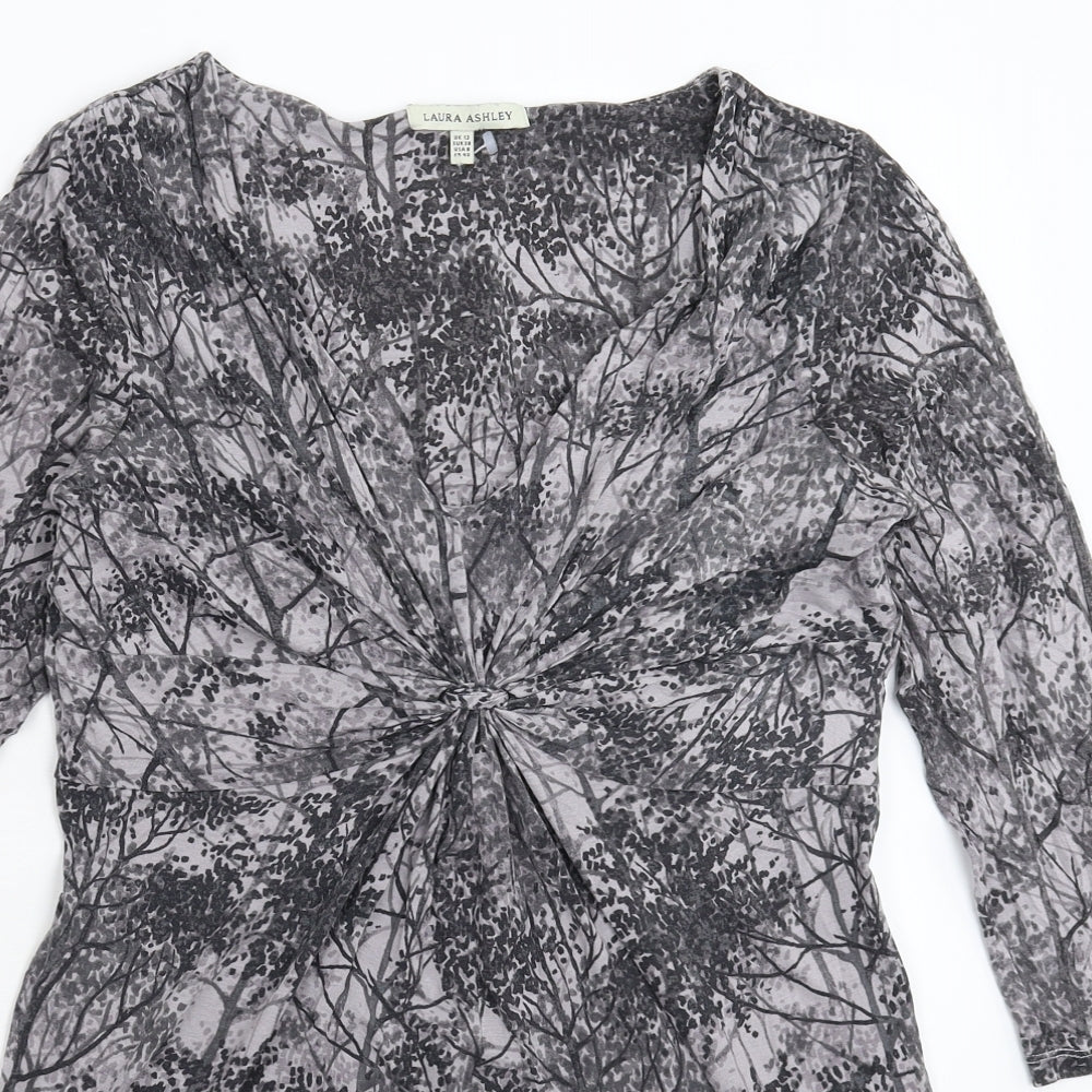 Laura Ashley Womens Grey   Mini  Size 12