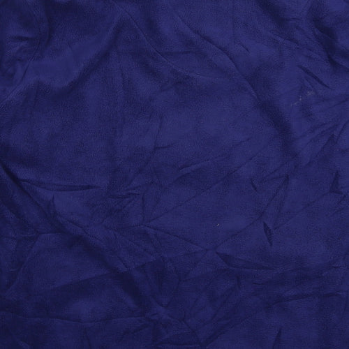 Primark Womens Blue Solid Fleece Top Pyjama Top Size 14