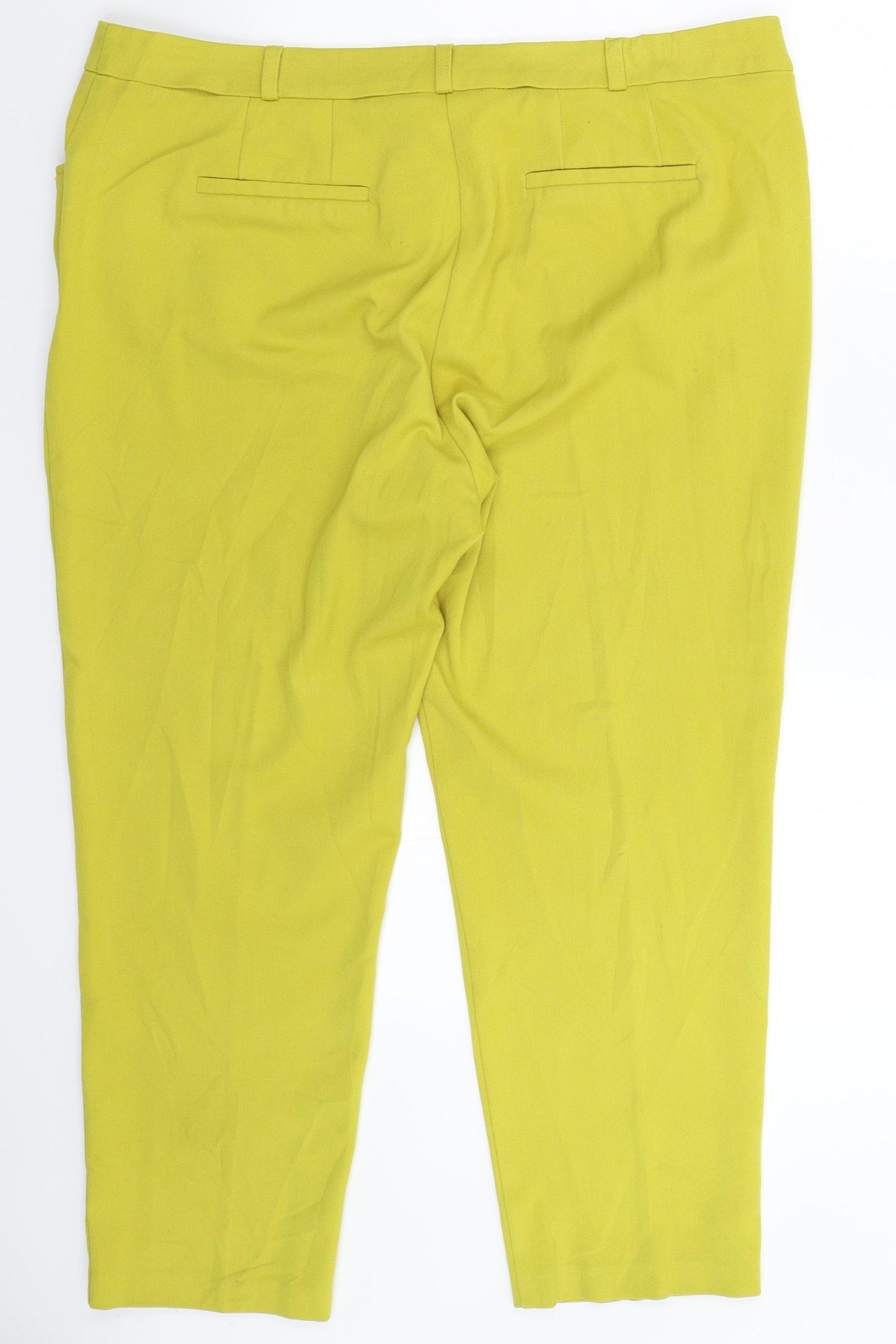KATE Womens Yellow   Trousers  Size 22 L26 in