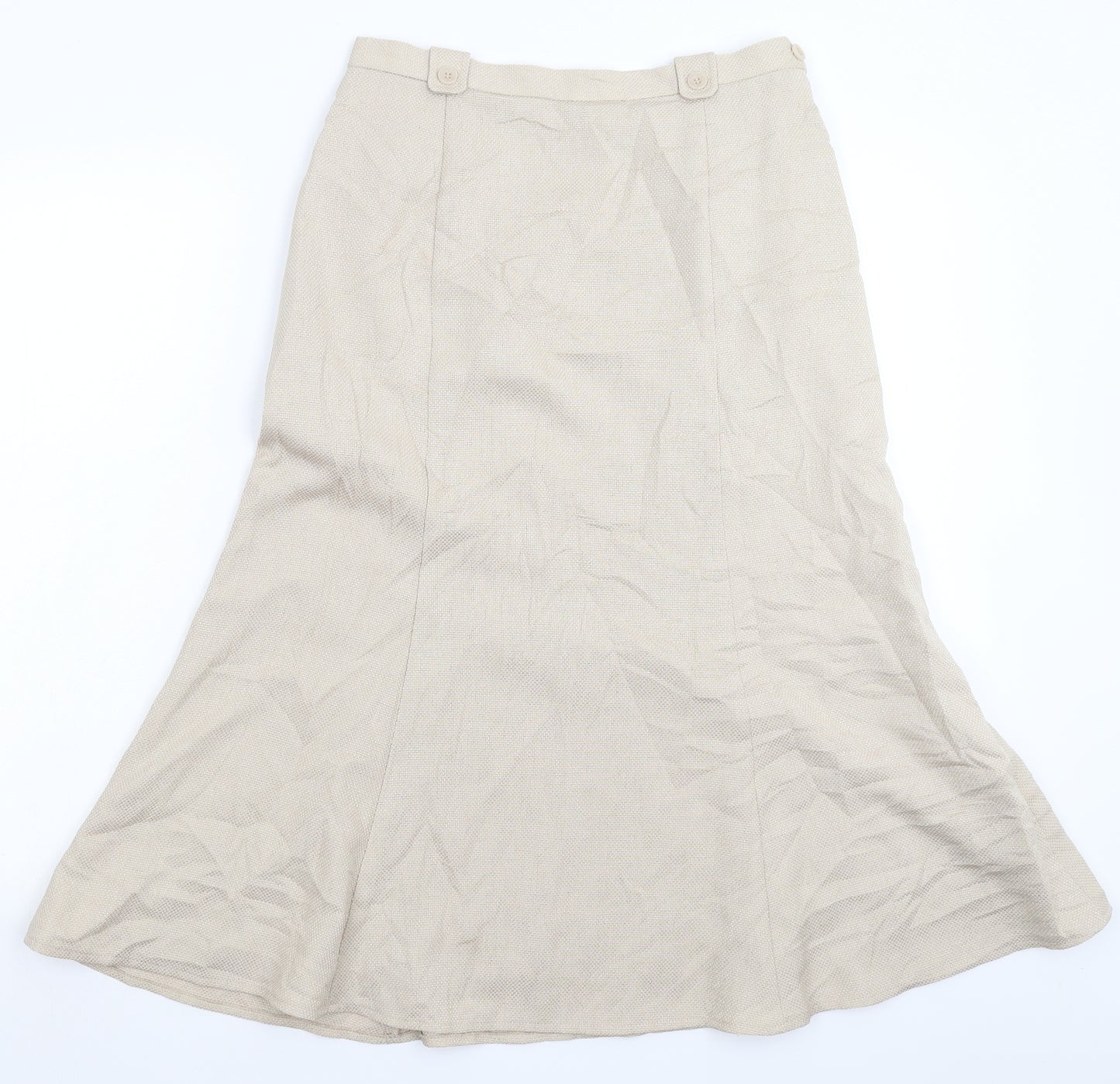 Eastex Womens Beige   Flare Skirt Size 10