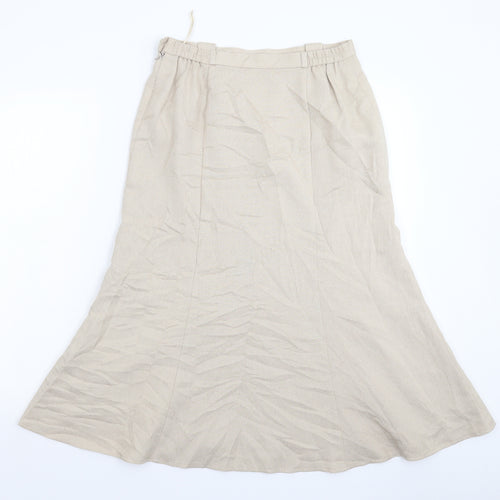 Eastex Womens Beige   Flare Skirt Size 10