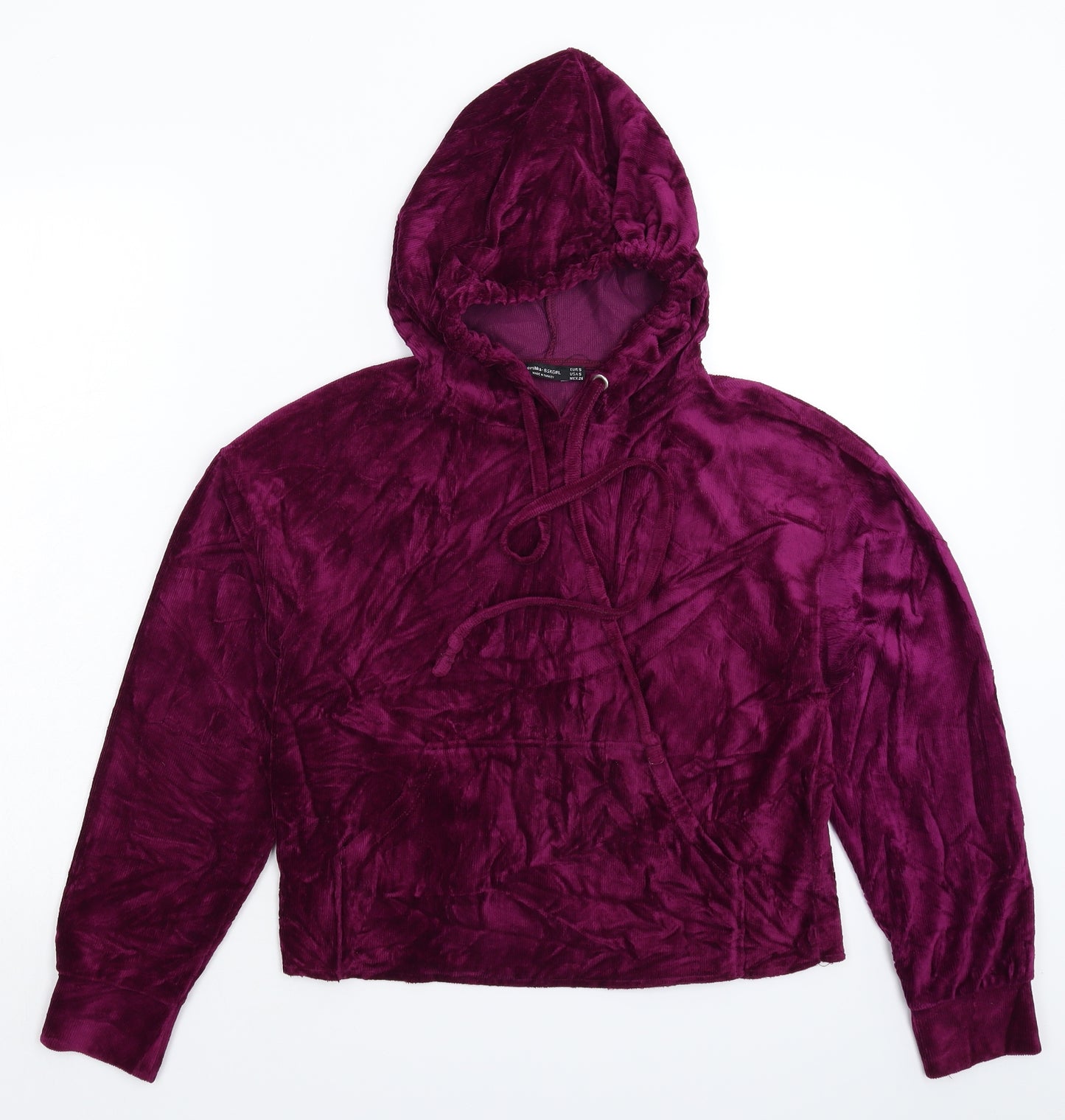 Bershka Womens Pink   Pullover Hoodie Size S