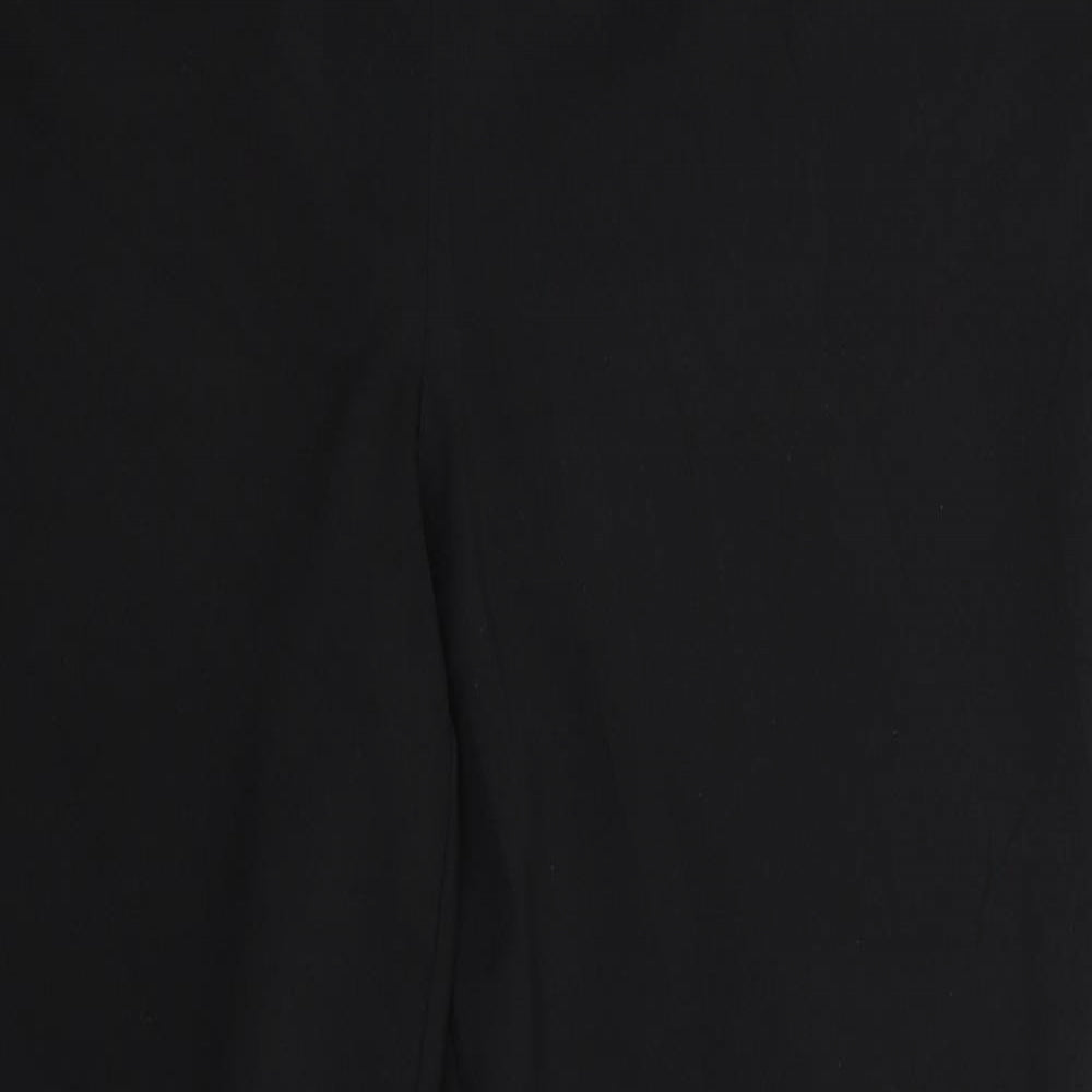 Evans Womens Black   Trousers  Size 18 L31 in