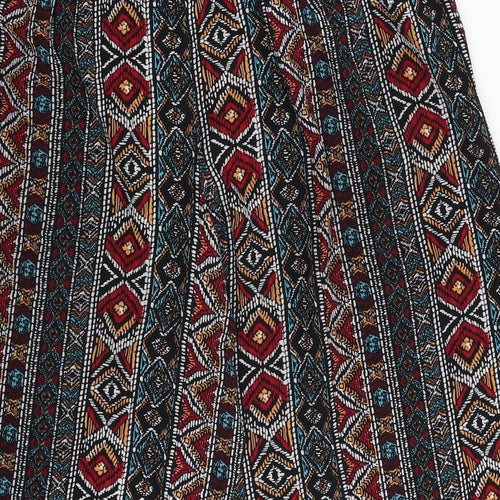 Primark Womens Multicoloured Geometric  Bermuda Shorts Size 20