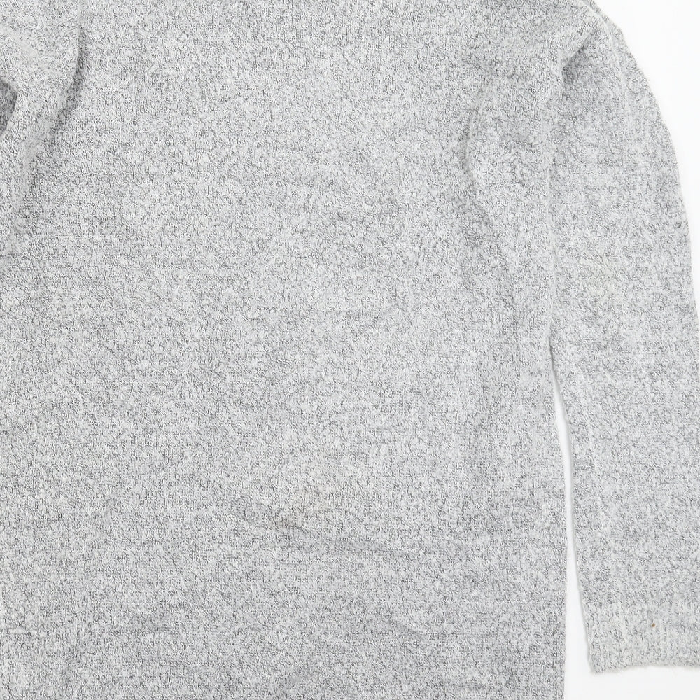 Jaqueline deYong  Womens Grey  Knit Pullover Jumper Size L  - Oversized