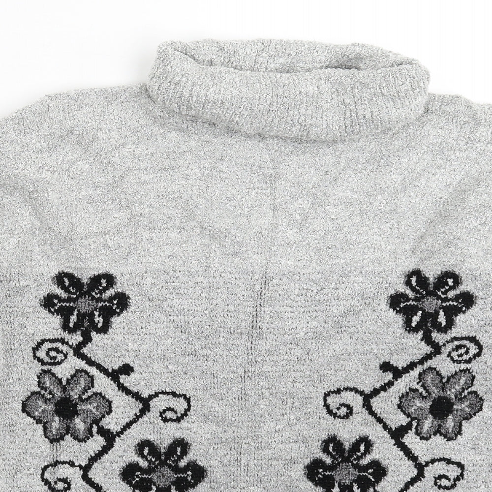 Preworn Womens Grey  Knit Pullover Jumper Size M