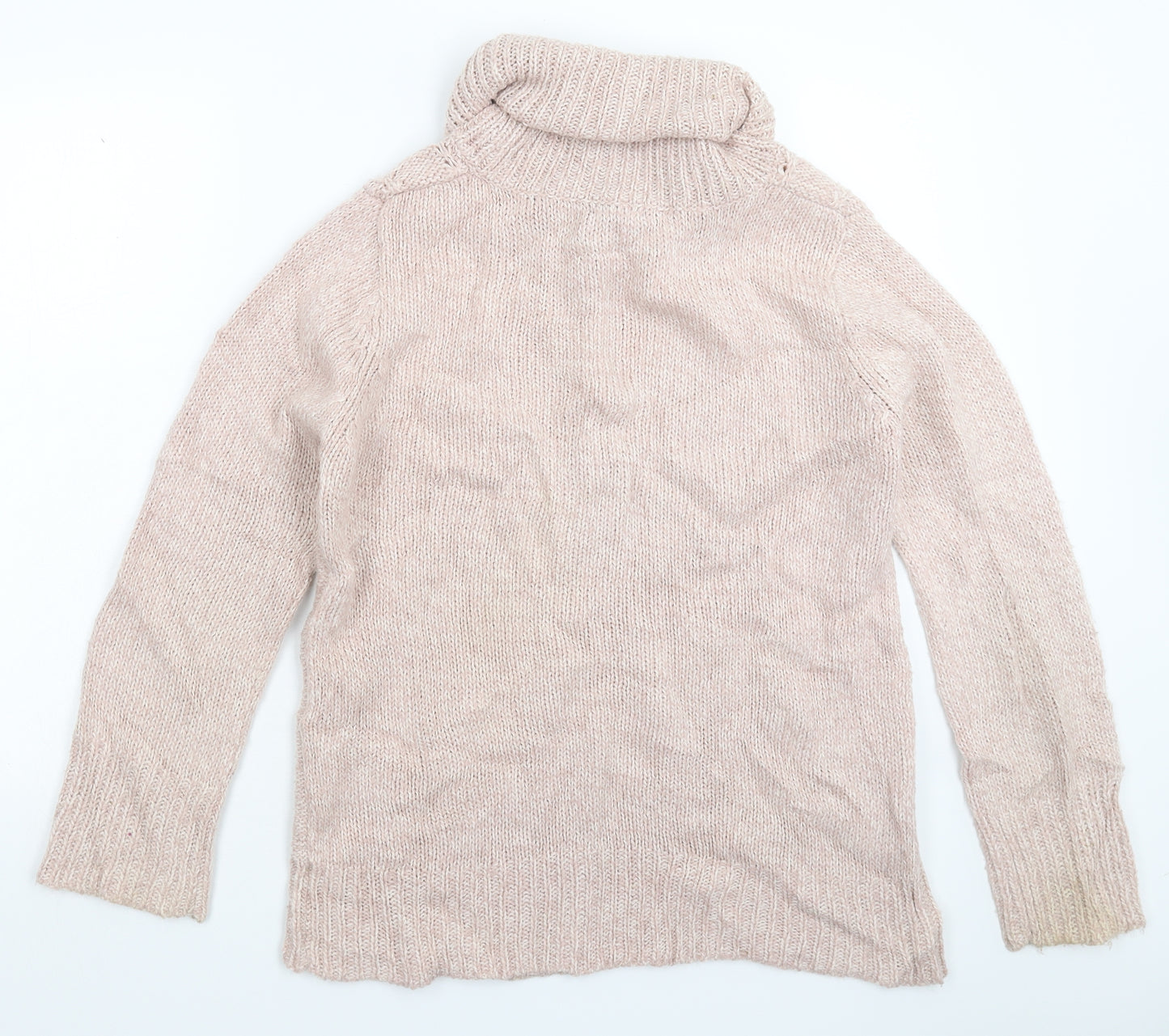 M&Co Womens Beige  Knit Pullover Jumper Size 14