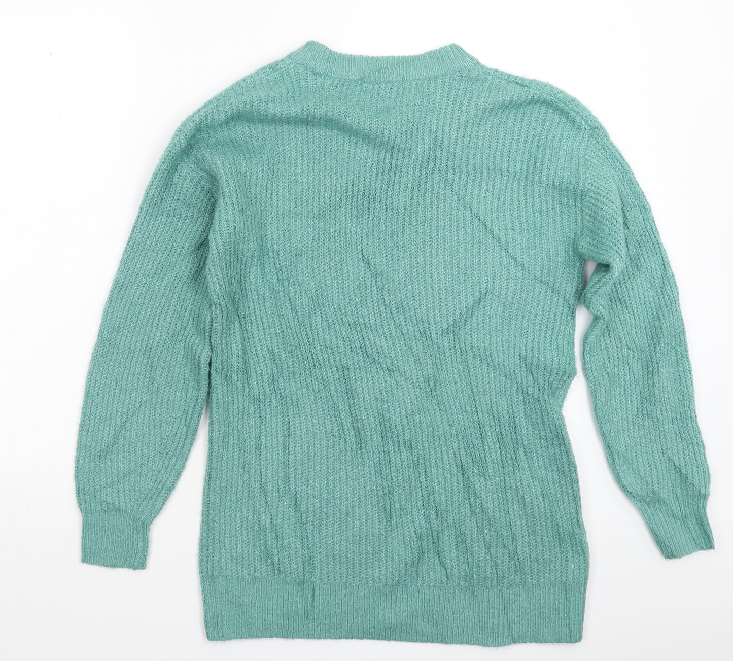 TU Womens Green  Knit Pullover Jumper Size 10