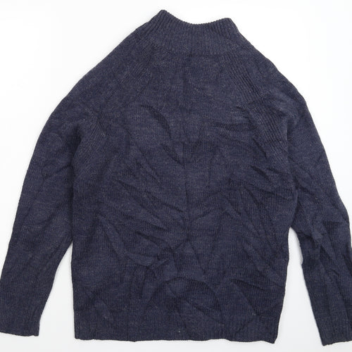 Carter & Rise Mens Blue  Knit Pullover Jumper Size M
