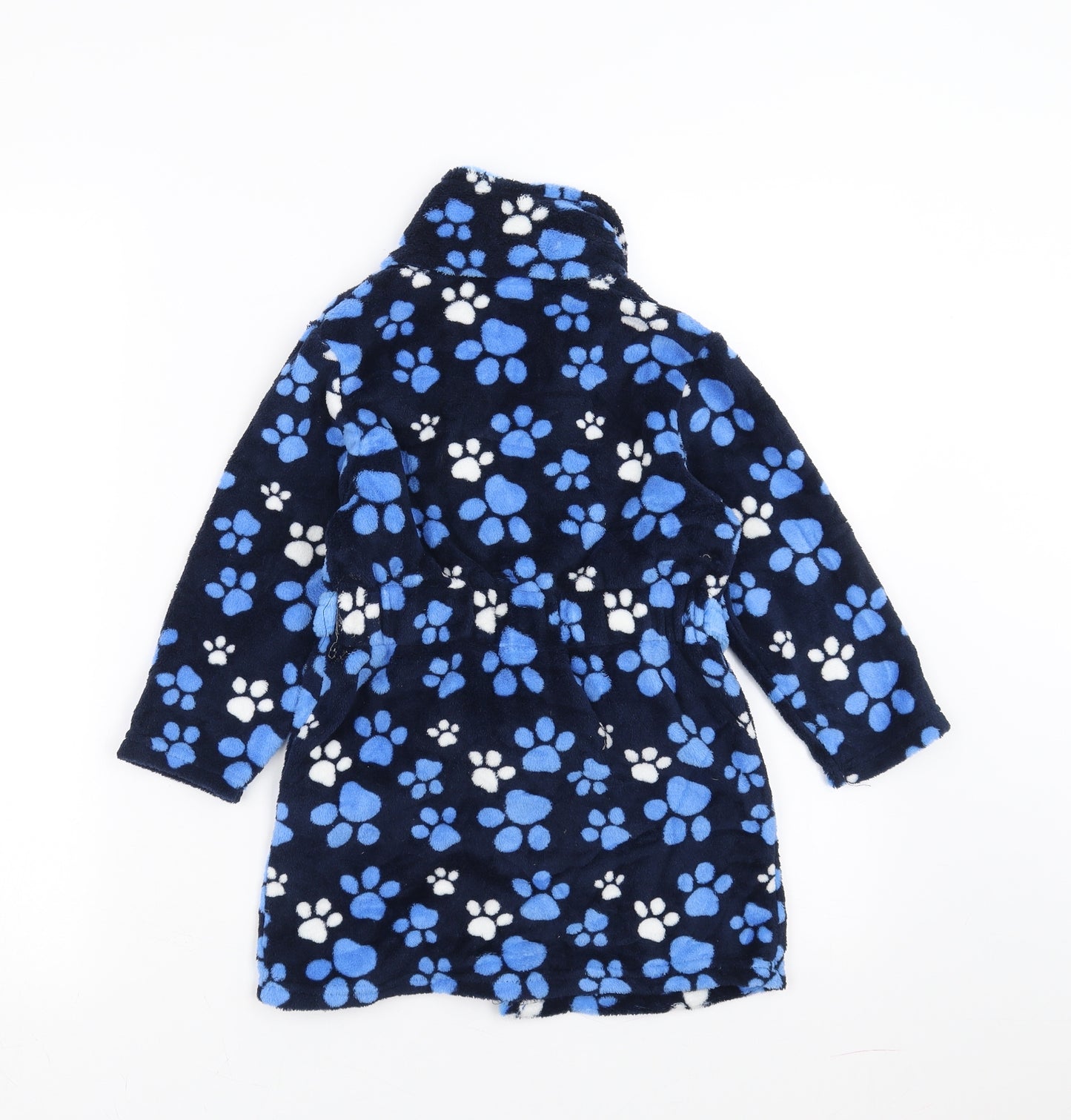 Paw Petrol Boys Blue Solid Fleece  Robe Size 3-4 Years  - paw patrol
