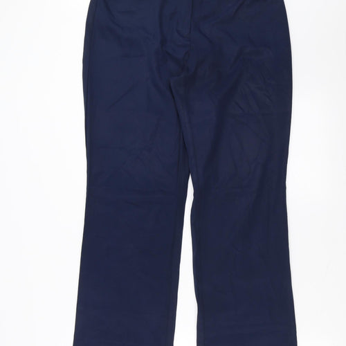 easycare Womens Blue   Trousers  Size 14 L30 in