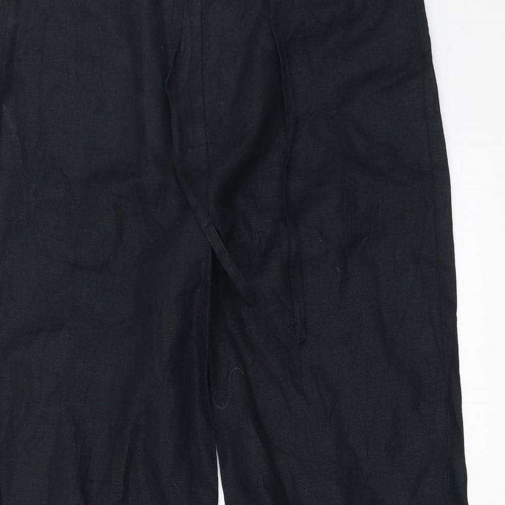 La Confidence Womens Black   Trousers  Size S L28 in