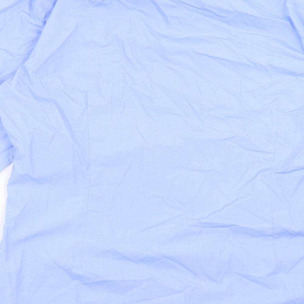 Marks and Spencer Mens Blue    Dress Shirt Size 16