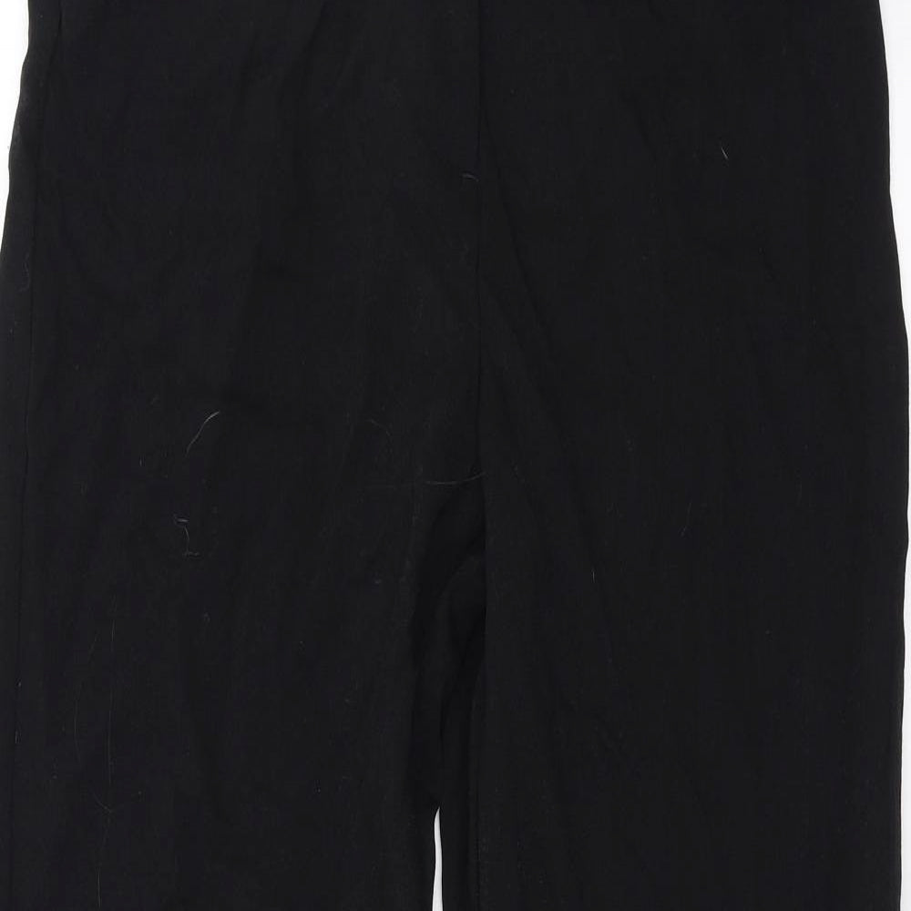 ISLE Womens Black   Trousers  Size 12 L25 in