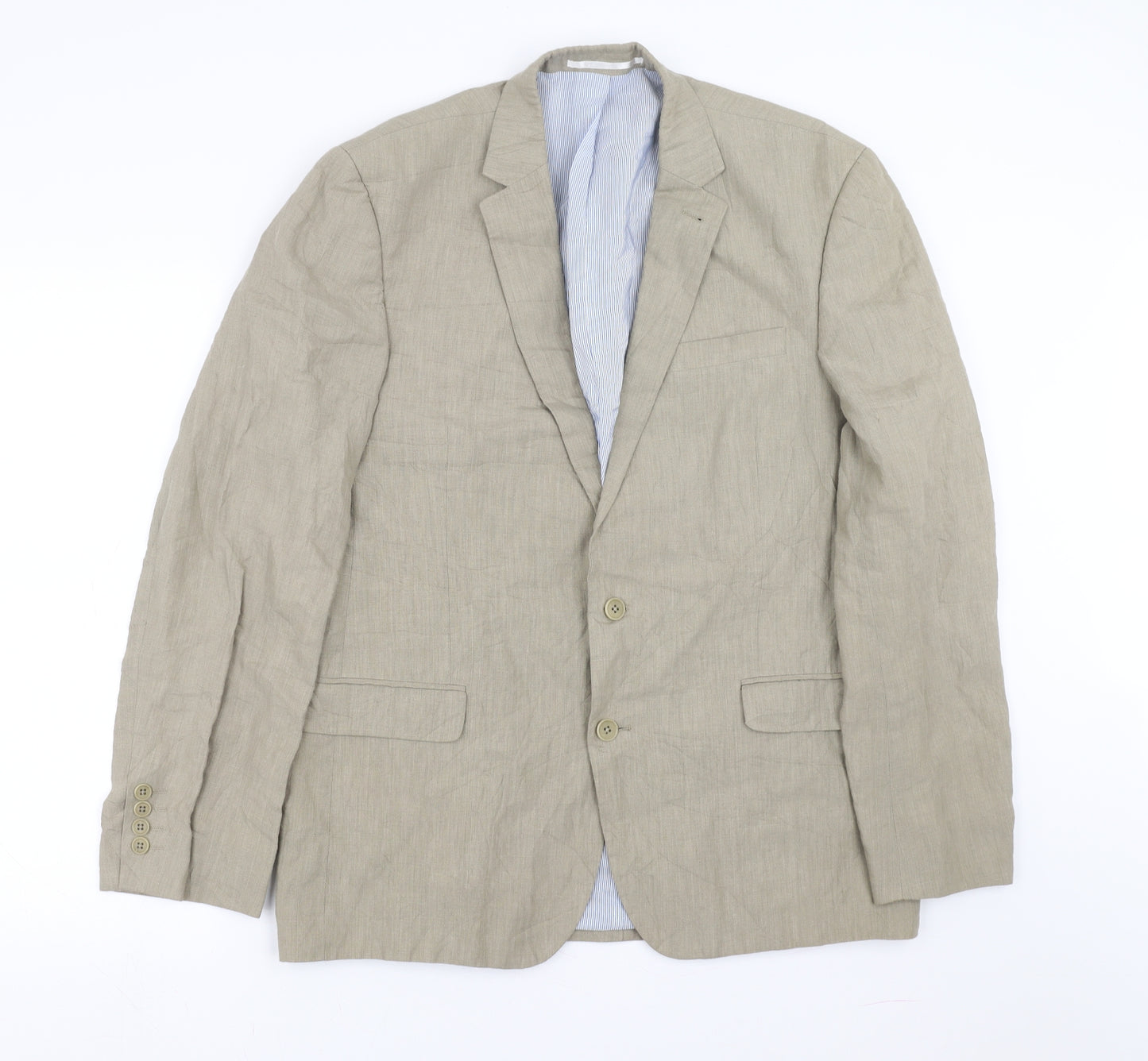NEXT Mens Beige   Jacket Suit Jacket Size 42