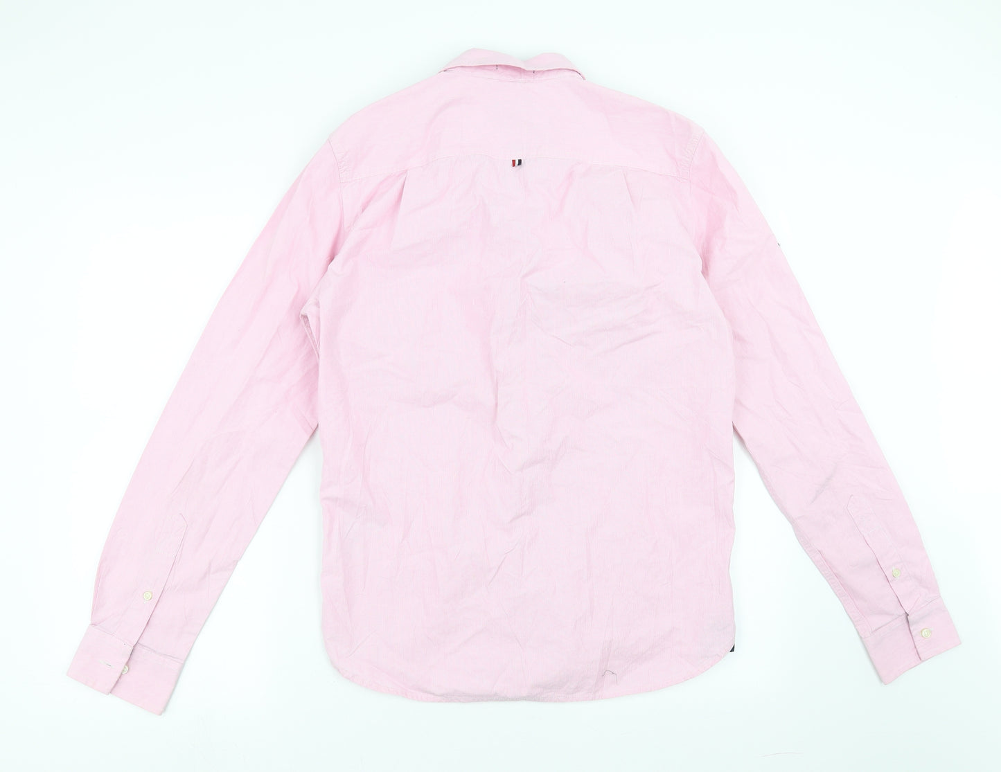 Superdry Mens Pink Striped   Button-Up Size M  - Tailored fit