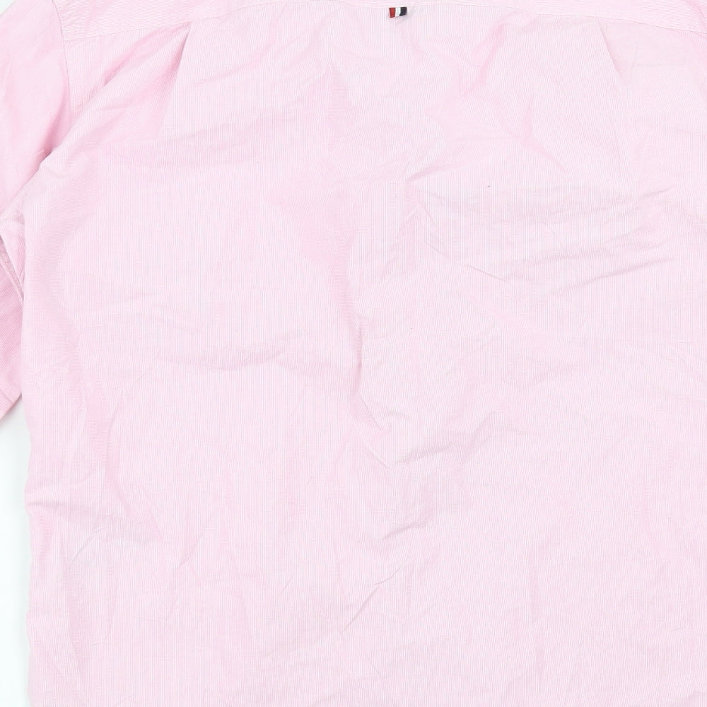 Superdry Mens Pink Striped   Button-Up Size M  - Tailored fit