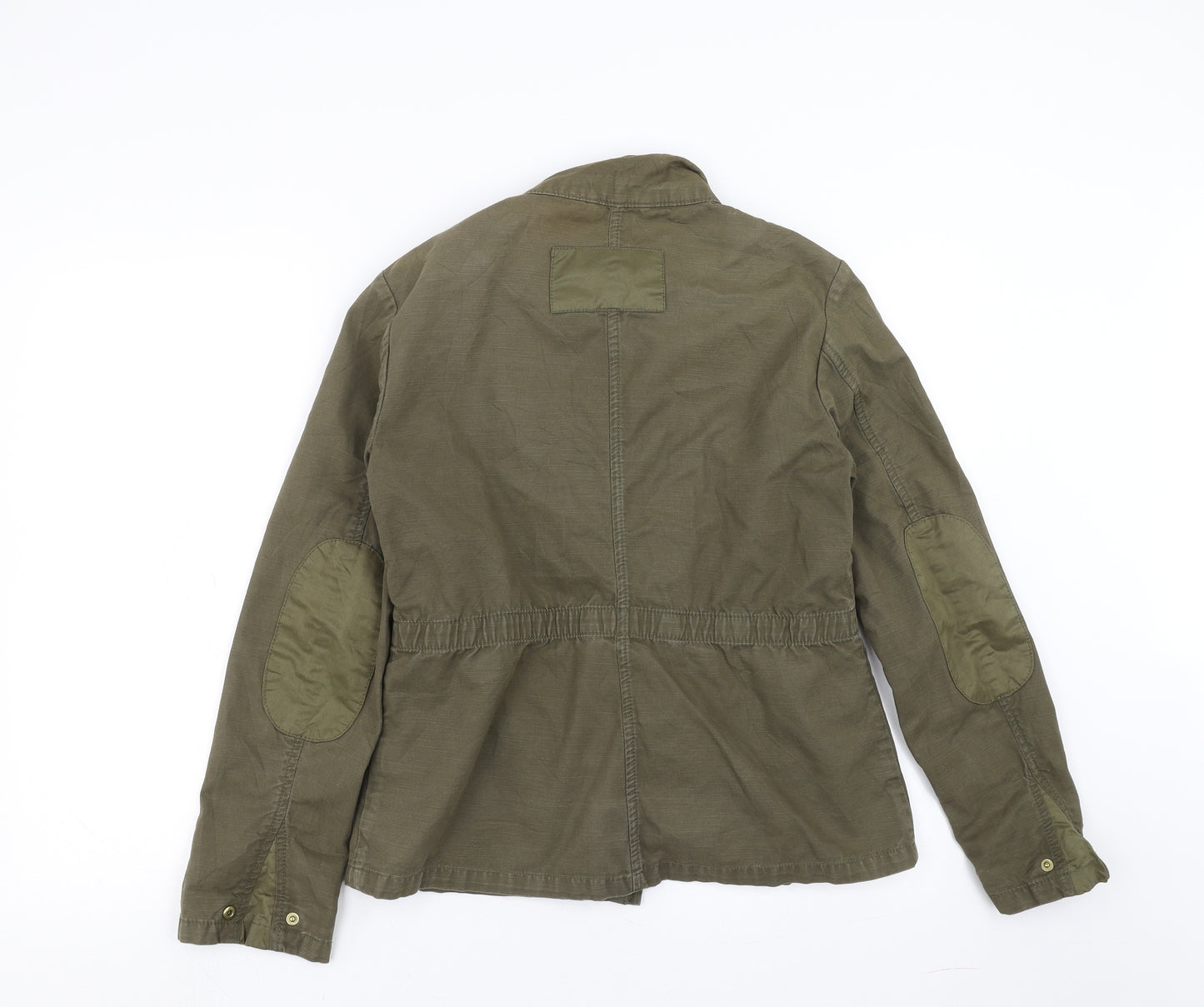 H&M Womens Green  Denim Jacket  Size 12
