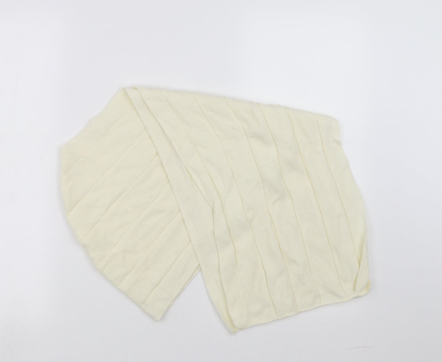 Preworn Womens Ivory Striped   Scarf