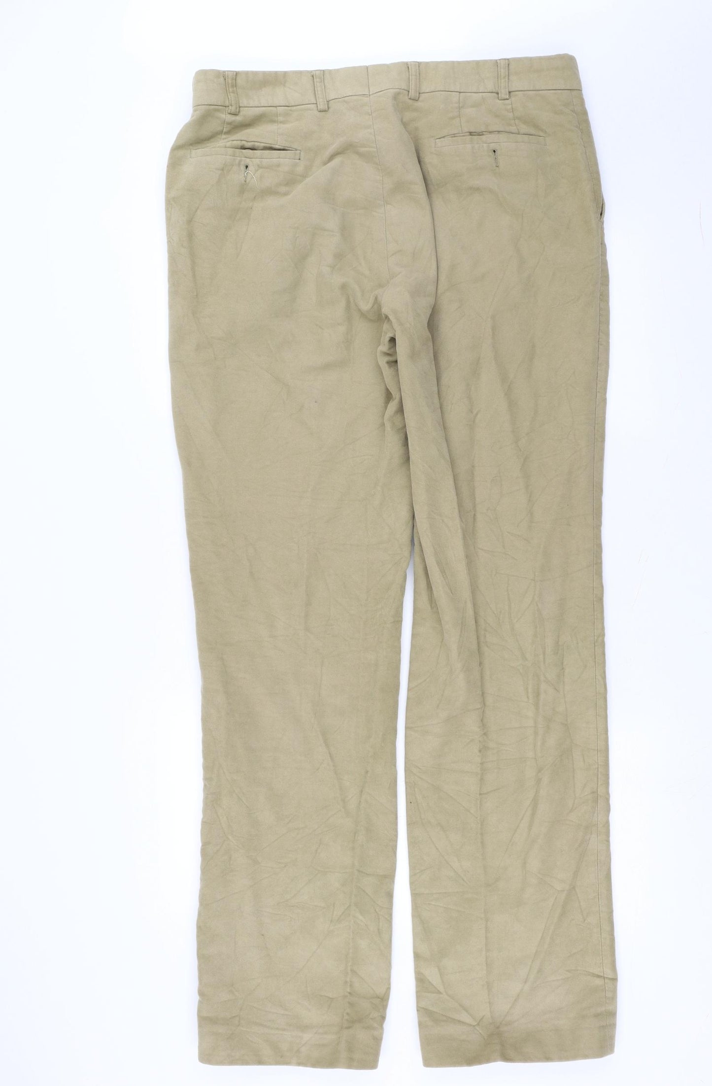 Racing Green Mens Beige   Trousers  Size 38 in L34 in