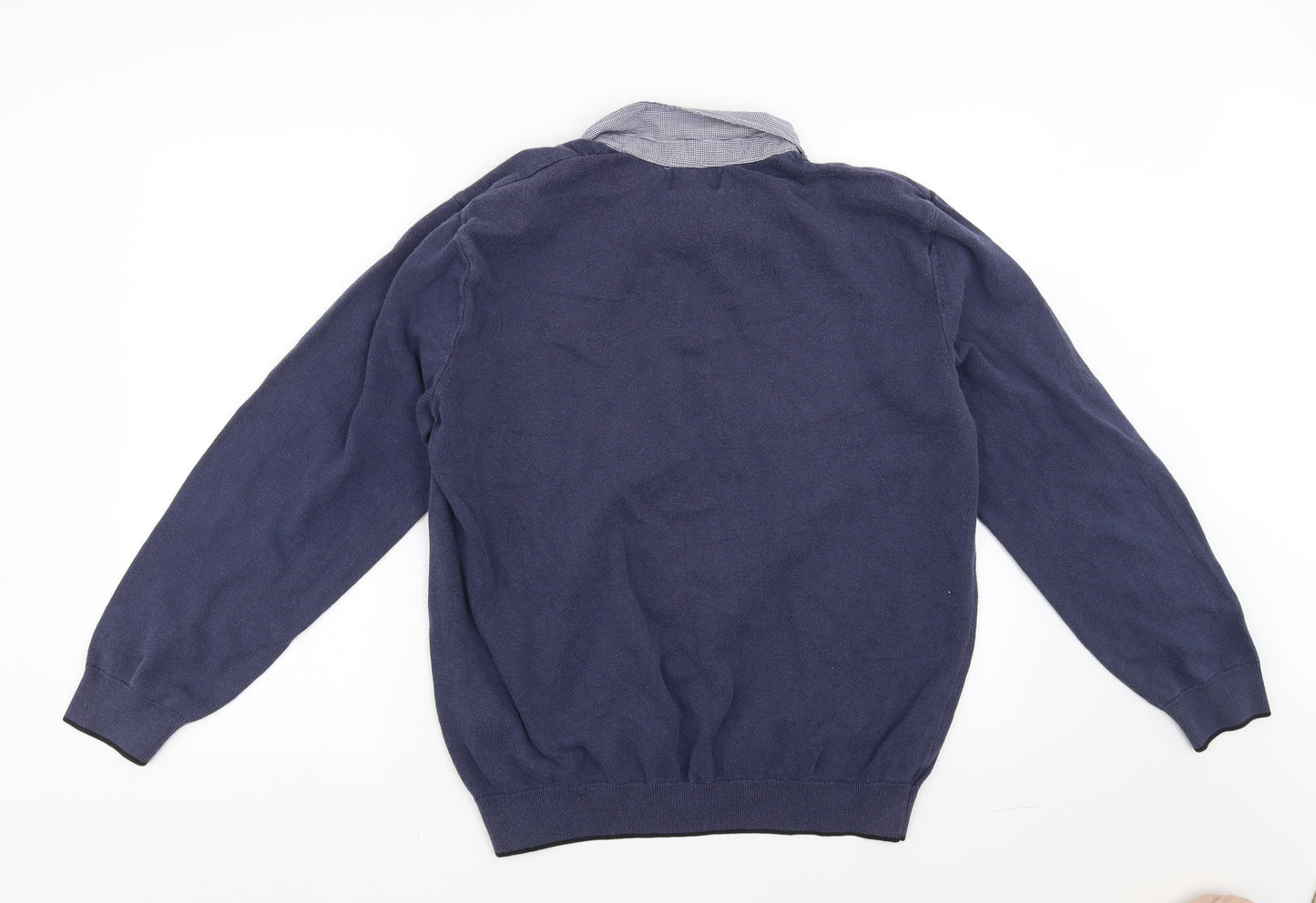 Marks and Spencer Mens Blue   Pullover Jumper Size XL