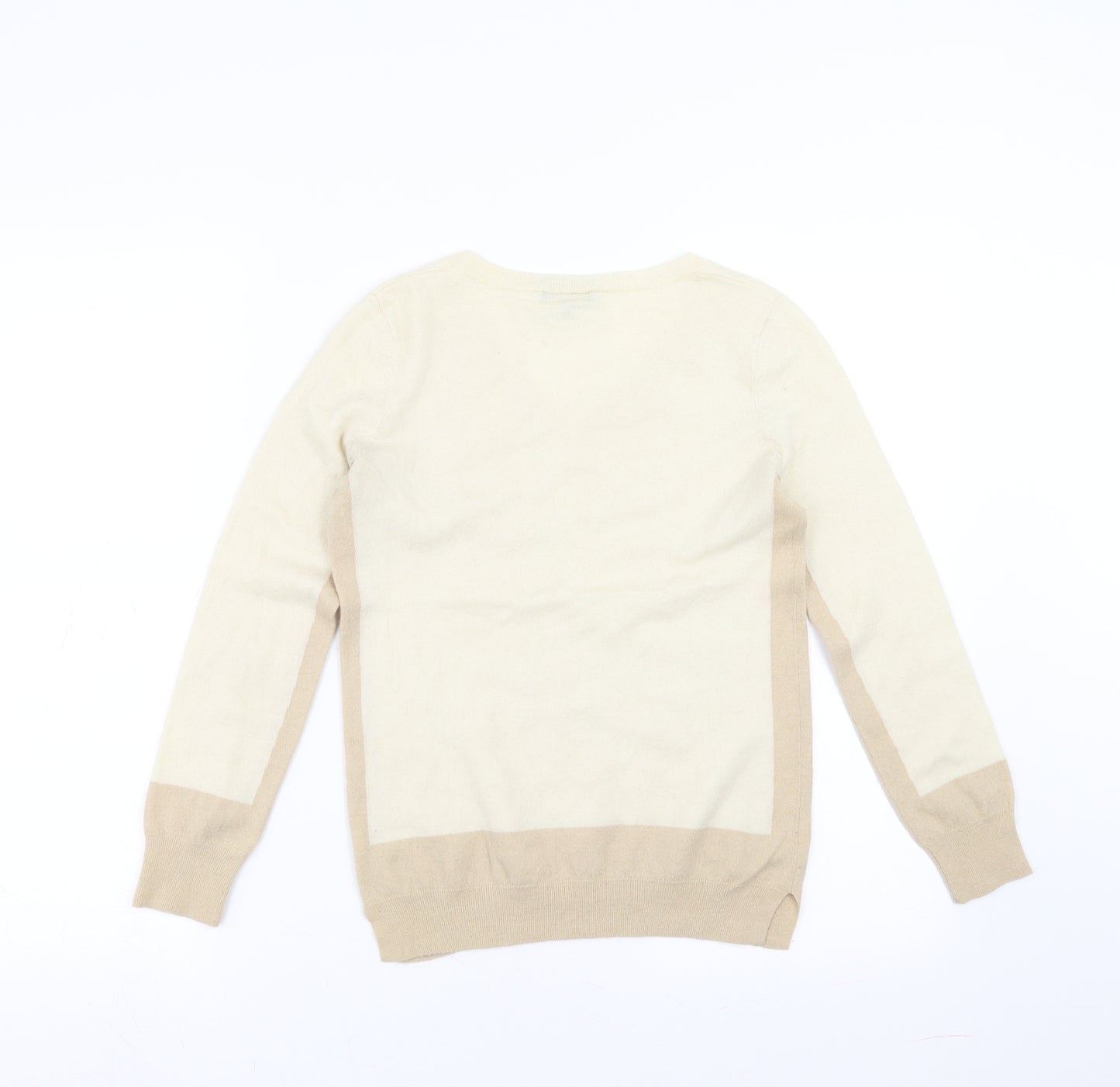 Adolfo Dominguez Womens Beige   Pullover Jumper Size XS