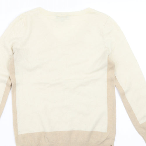 Adolfo Dominguez Womens Beige   Pullover Jumper Size XS