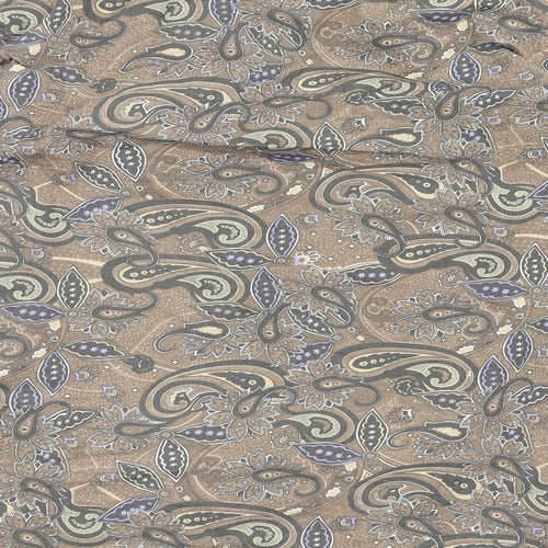 BC London Mens Beige Paisley   Button-Up Size XL