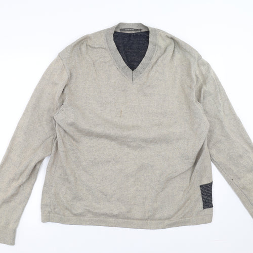 River Island Mens Beige   Pullover Jumper Size XL