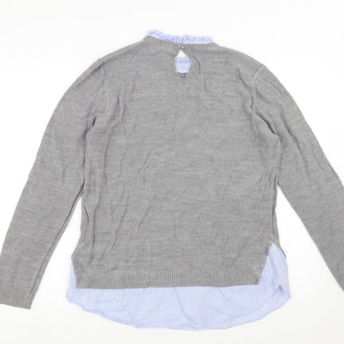 Papaya Womens Grey   Pullover Jumper Size 16
