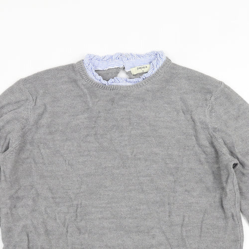 Papaya Womens Grey   Pullover Jumper Size 16