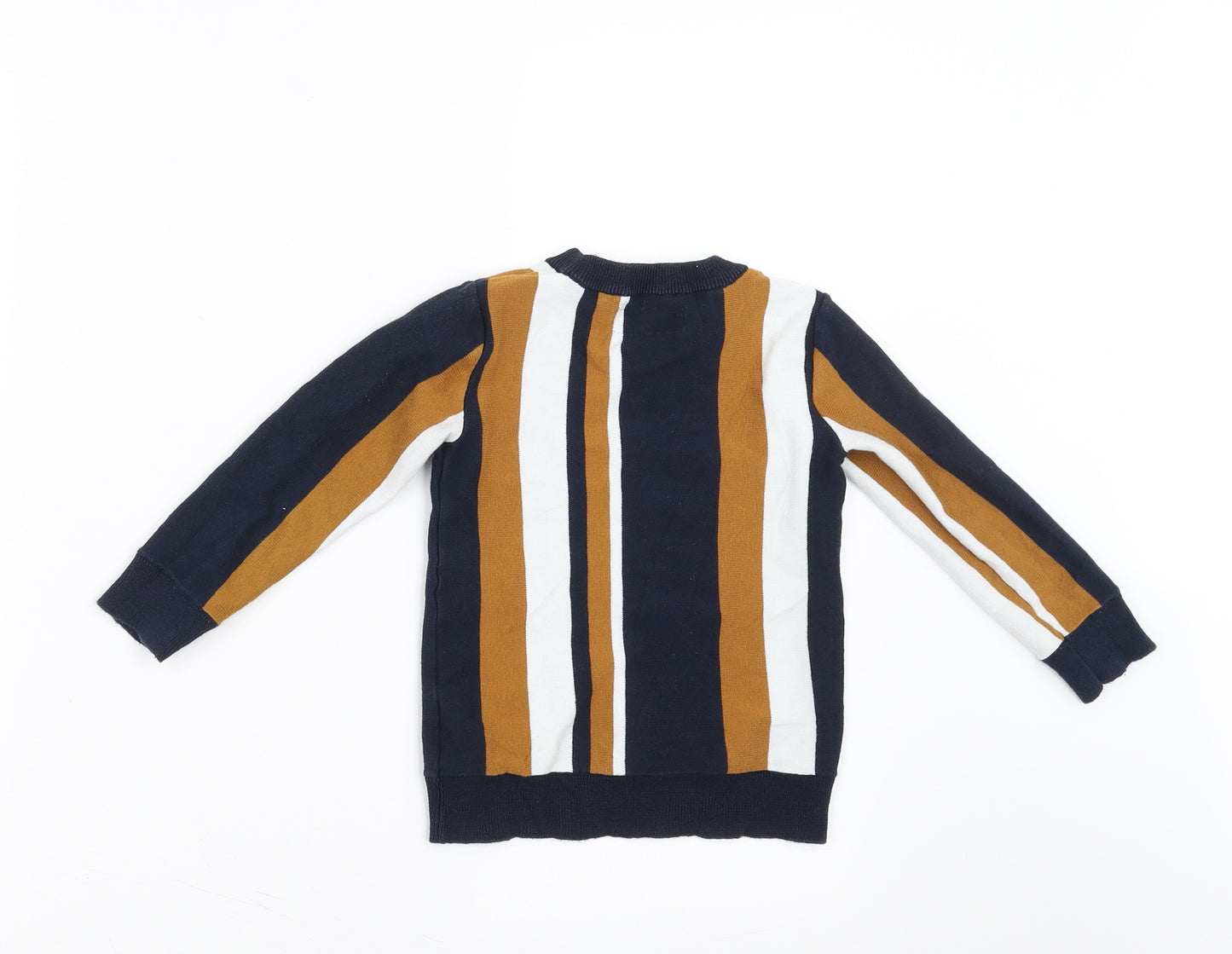 NEXT Boys Blue Striped  Pullover Jumper Size 3 Years