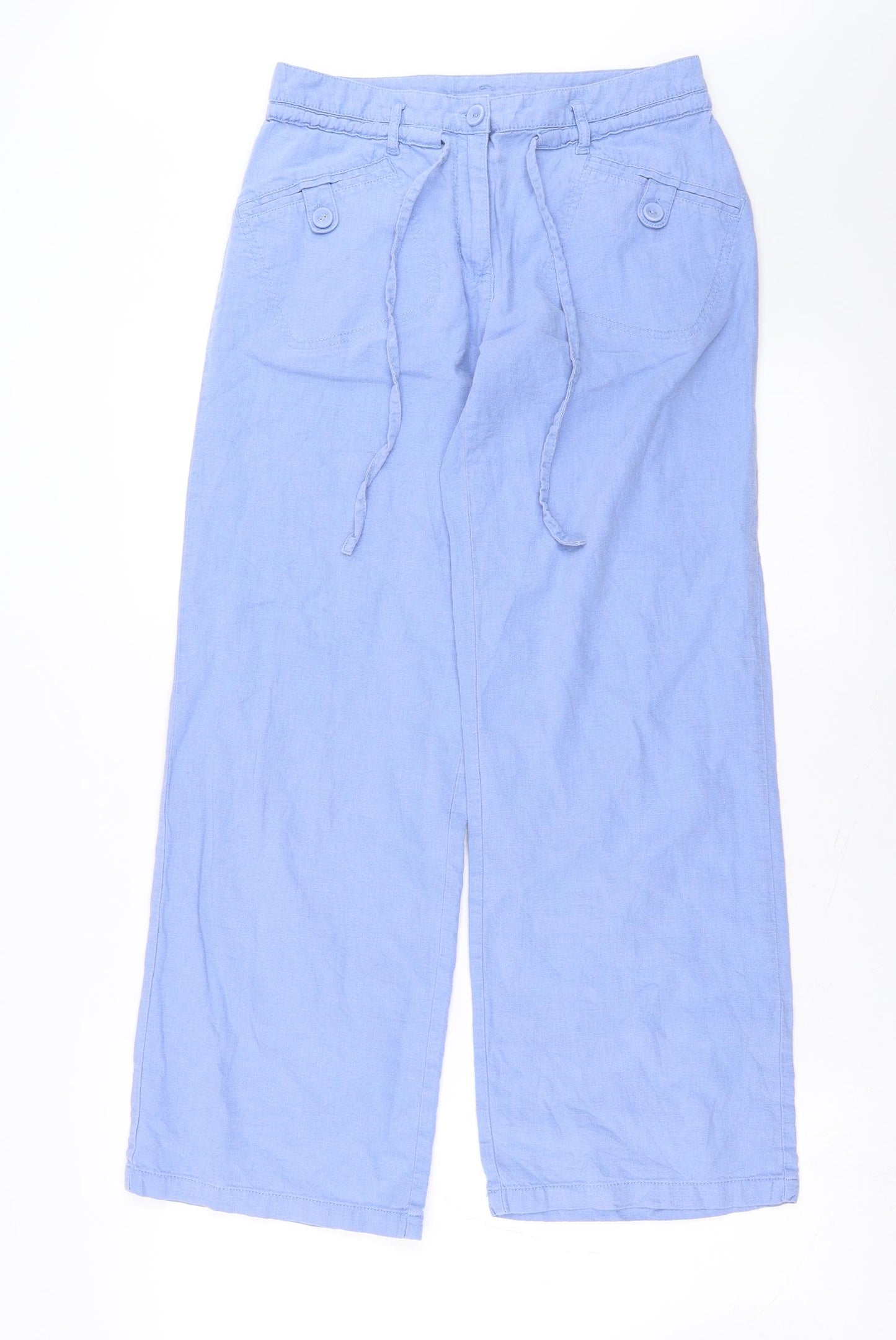 NEXT Womens Blue   Trousers  Size 10 L28 in