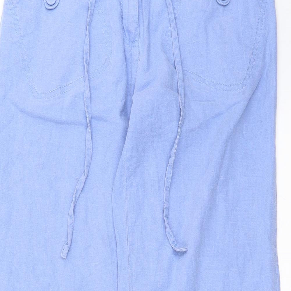 NEXT Womens Blue   Trousers  Size 10 L28 in