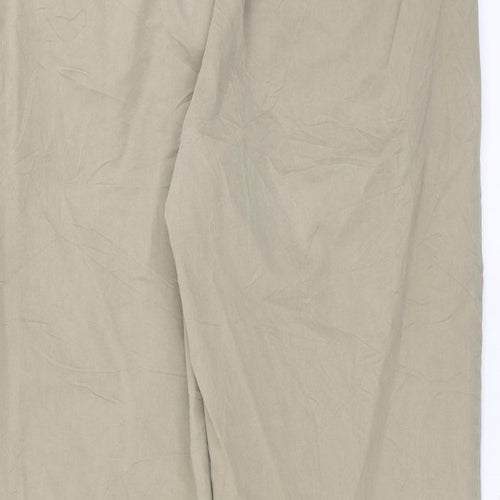 Marks and Spencer Mens Beige   Chino Trousers Size 40 in L27 in
