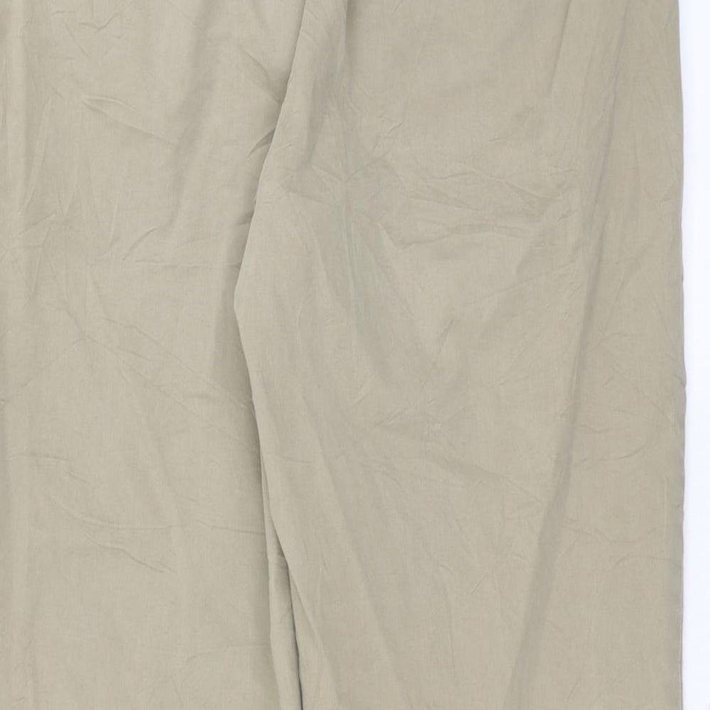 Marks and Spencer Mens Beige   Chino Trousers Size 40 in L27 in