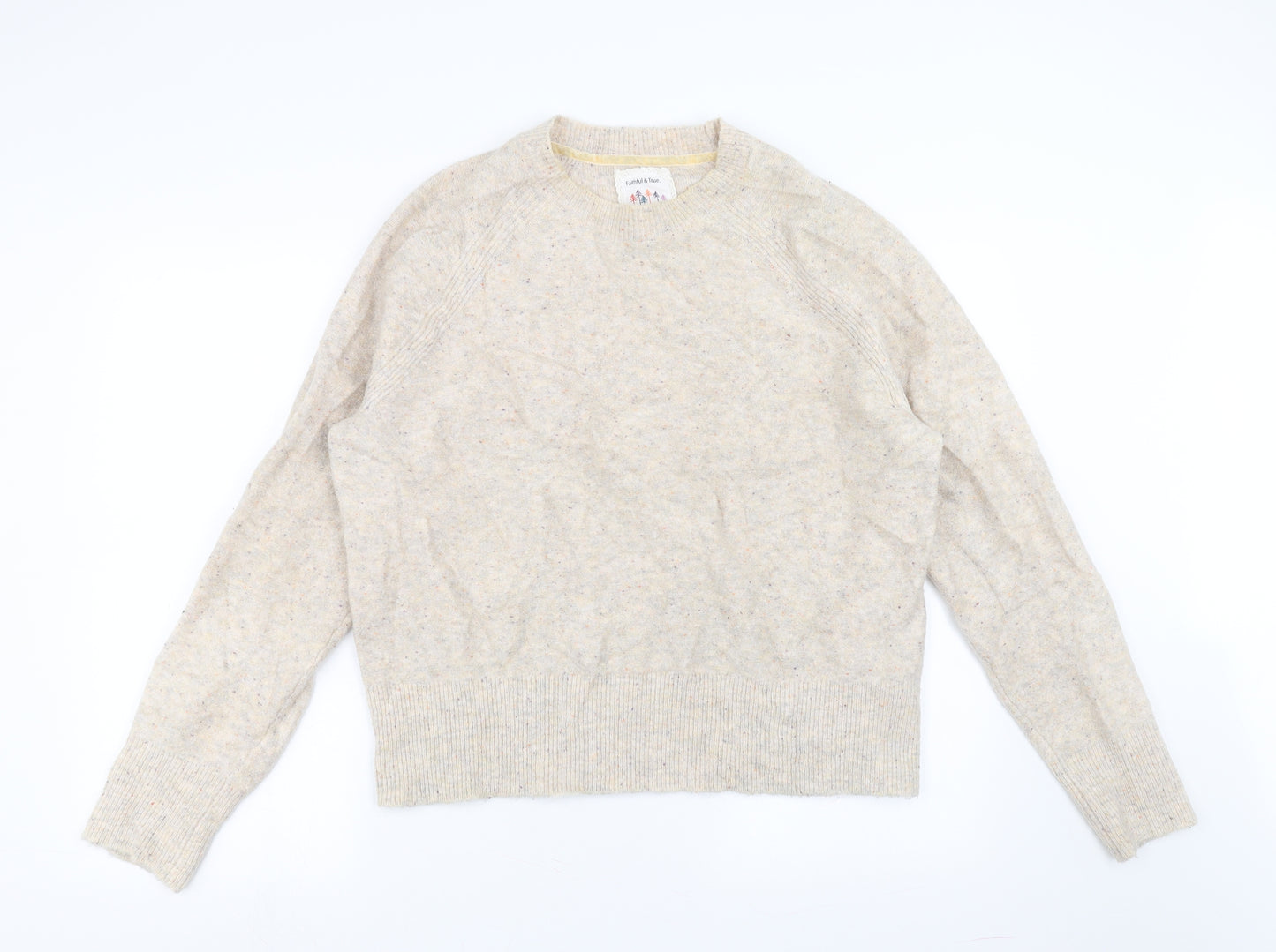 MANTARAY PRODUCTS Womens Beige   Pullover Jumper Size 16