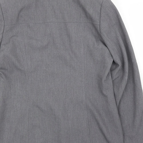 Gianfranco Corneli Womens Grey   Basic Blouse Size 14  - Jacket