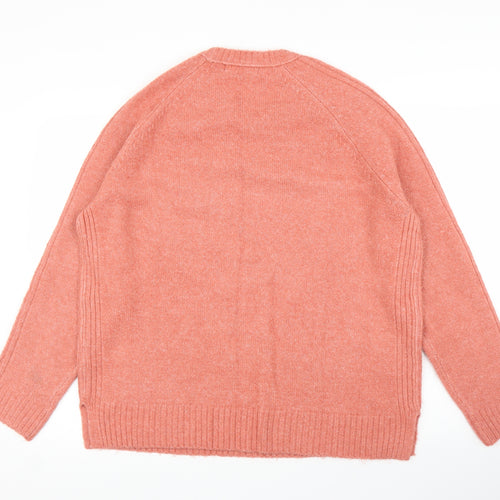 M&S Womens Pink   Pullover Jumper Size L