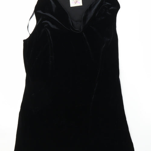 Peepers Womens Black   Slip Dress  Size 12